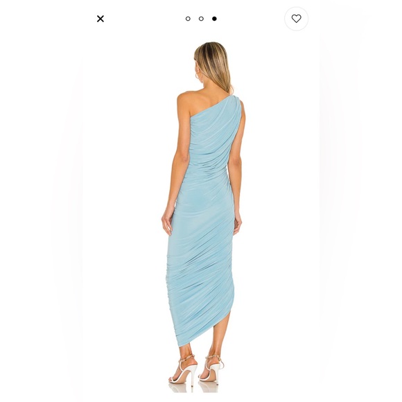 Norma Kamali Diana Gown BNWT Powder Blue - Picture 2 of 7